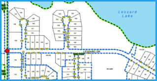 Map thumb lessard lake estates west