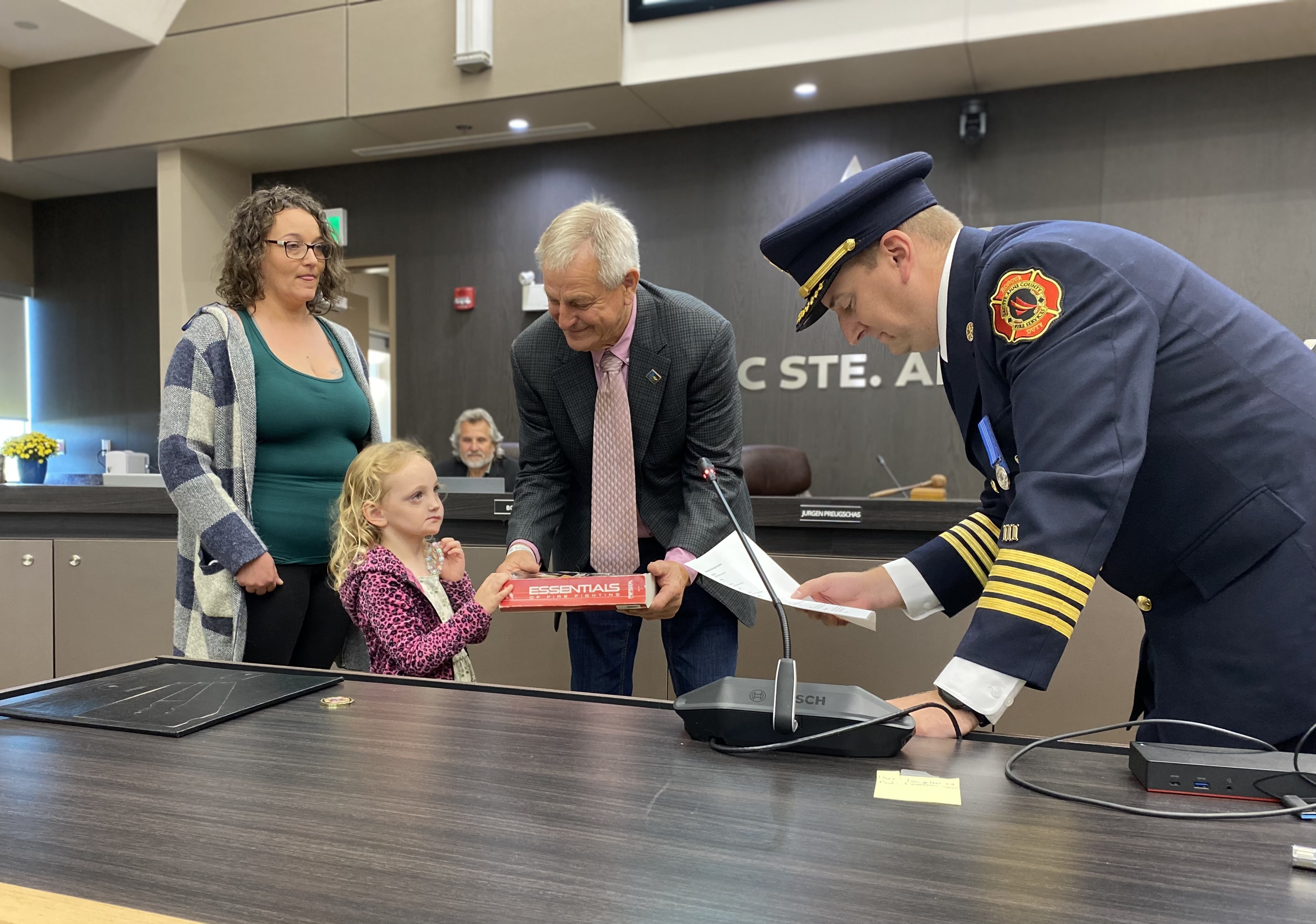 Honorary Fire Chief 1